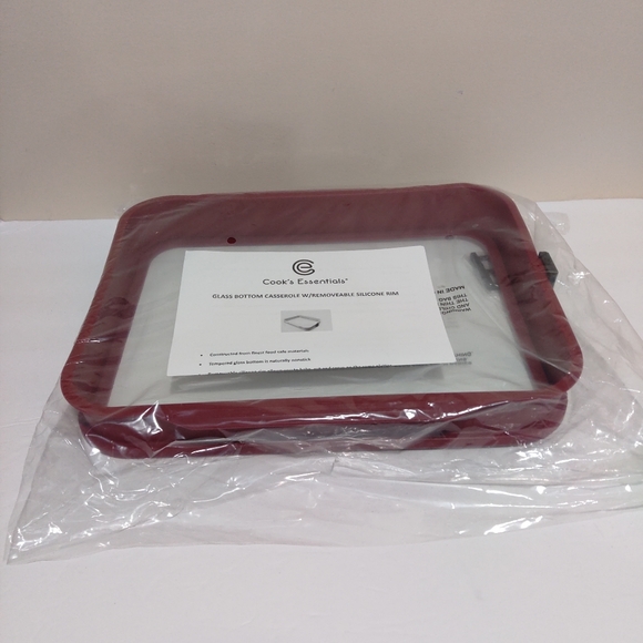 NEW Cooks Essential Glass Bottom Casserole Pan with Removable Silicone R… - Picture 6 of 7